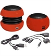 Aktiver Mini Lautsprecher - SOUNDBALL ROT